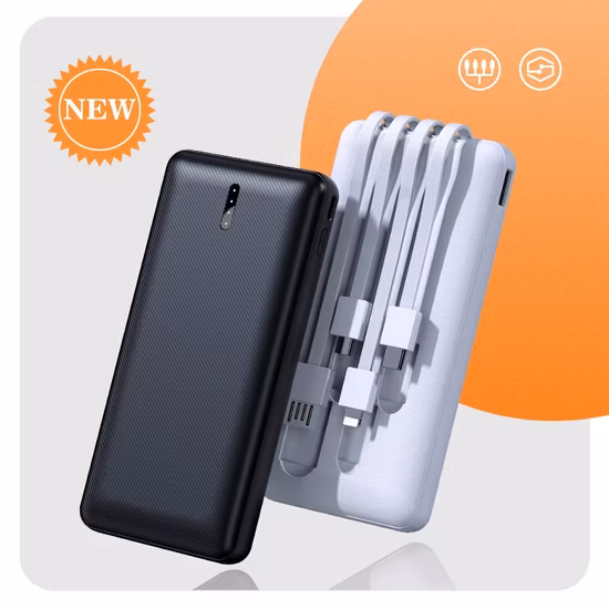 Power Bank integrato da 20000 mAh a 4 cavi Alimentazione mobile portatile Best Buy